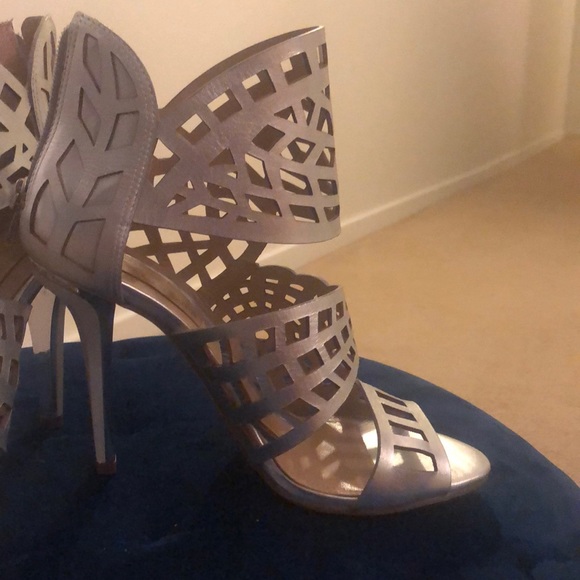 Bcbgmaxmaria silver ma-maven sandals - Picture 2 of 5
